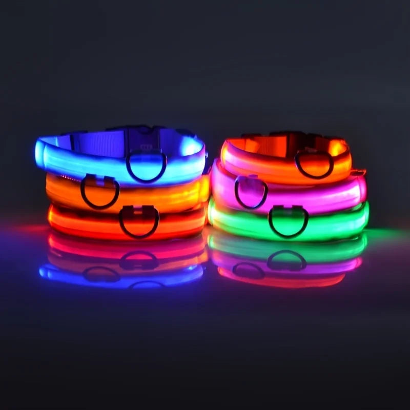 Illuminate Your Night Walks with Our Stylish LED Dog Collar - Safety Meets Fun!