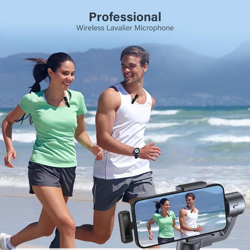 Elevate Your Audio Experience with the HITOZON Wireless Lavalier Microphone - Perfect for Video, Teaching, Interviews, and More!