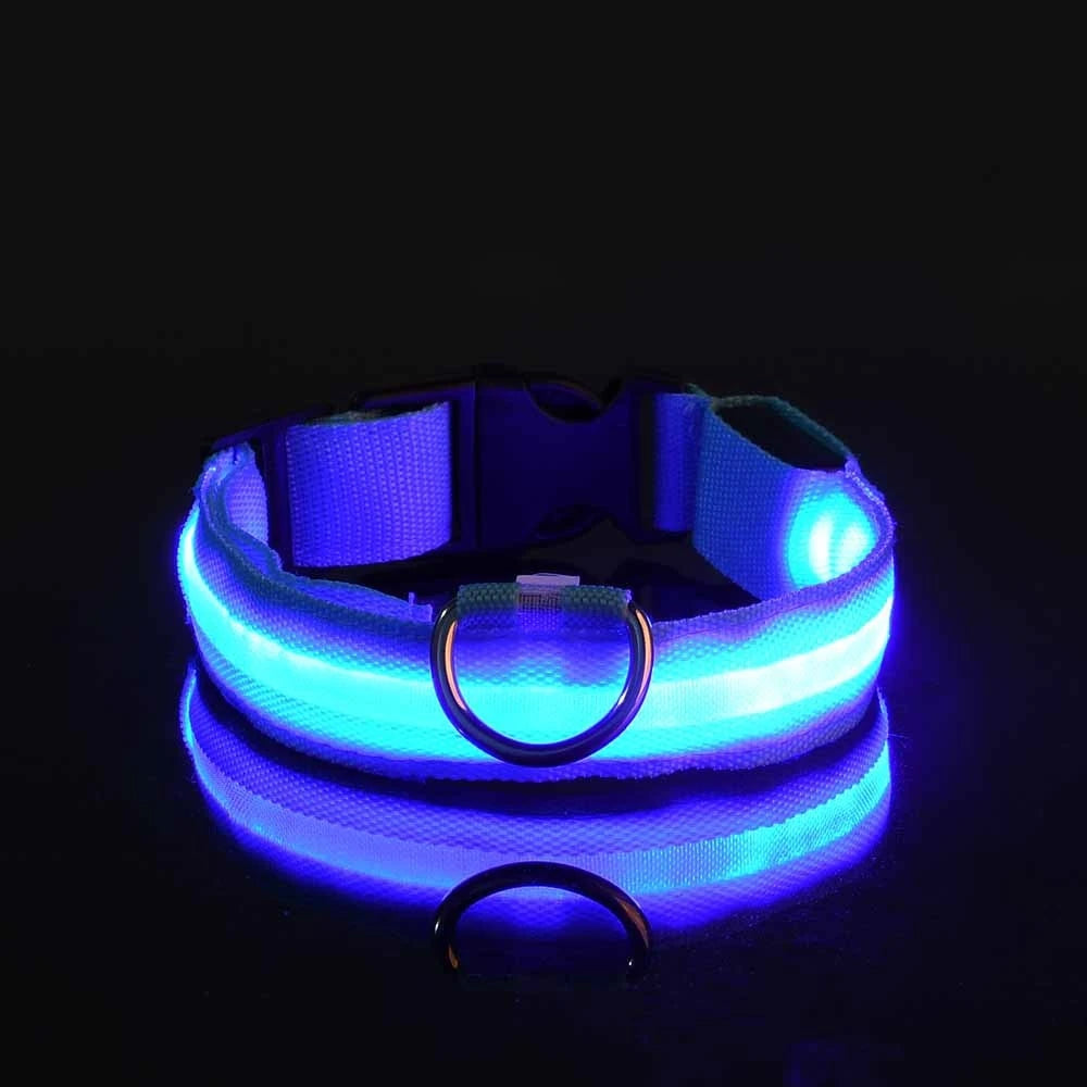 Illuminate Your Night Walks with Our Stylish LED Dog Collar - Safety Meets Fun!