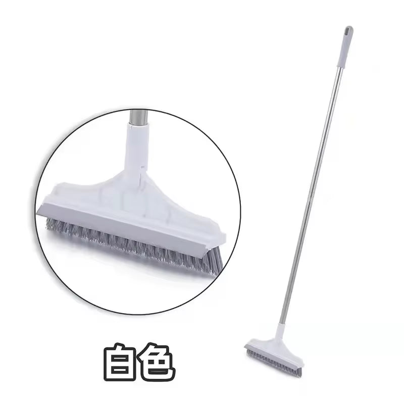 Transform Your Cleaning Routine with the 2-in-1 Floor Scrub Brush - Effortless Cleaning for Tiles and Kitchens!