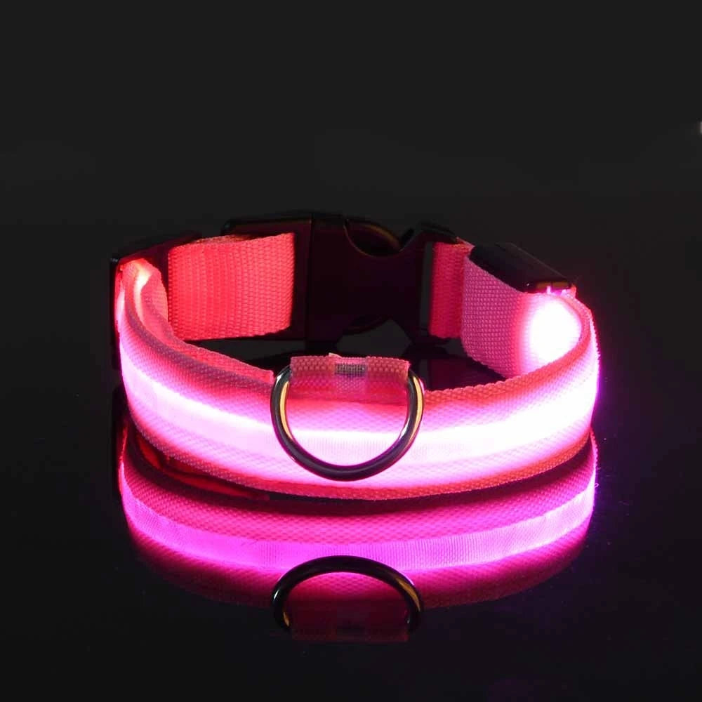 Illuminate Your Night Walks with Our Stylish LED Dog Collar - Safety Meets Fun!