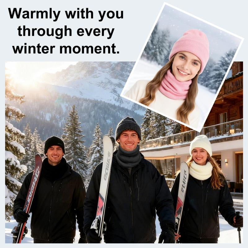 Get Cozy with Viyawise: Buy 1 Ultra Soft Satin Lined Beanie Hat, Get 1 Free Neck Gaiter – Perfect for Style, Comfort, and Outdoor Adventures!