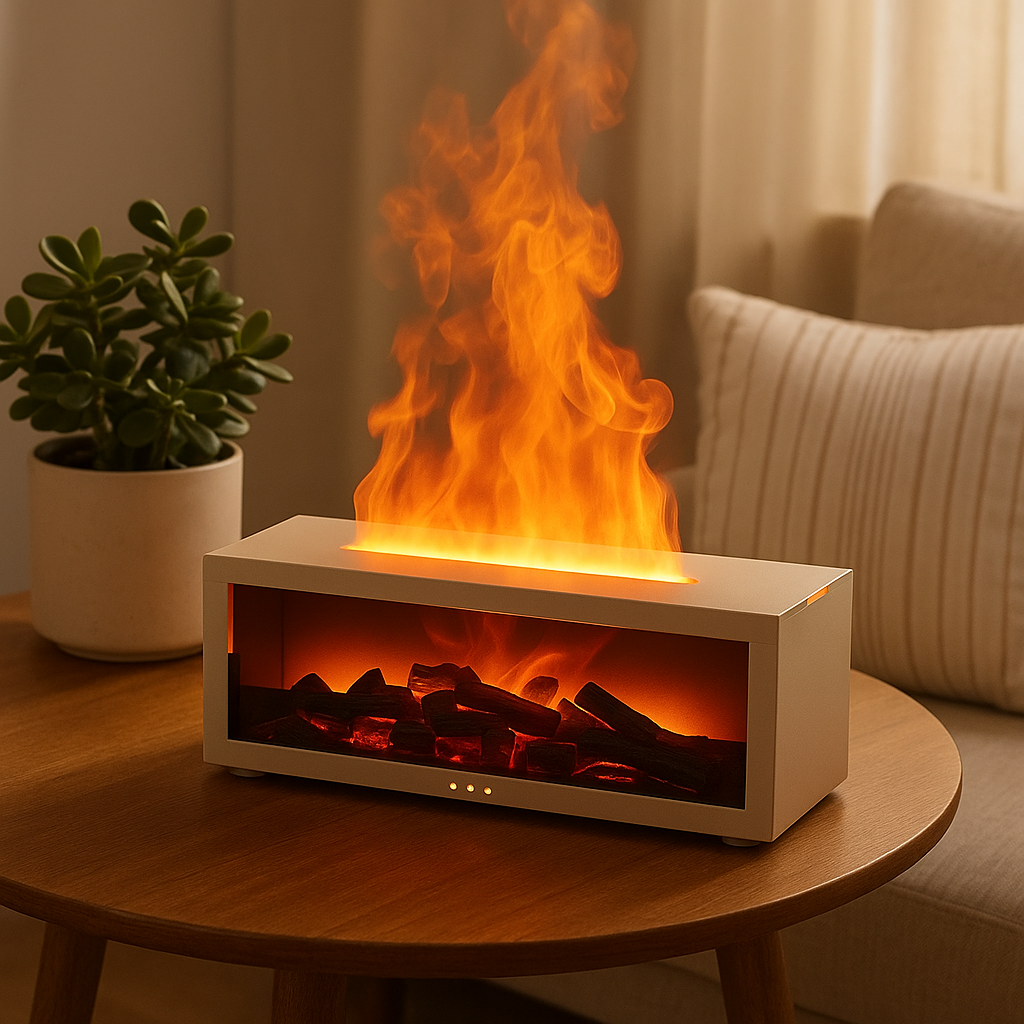 Transform Your Space with the Air Humidifier Essential Oils Diffuser - LED Light & Remote Control for Ultimate Relaxation