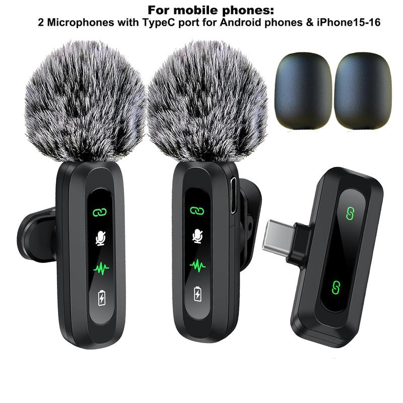 Elevate Your Audio Experience with the HITOZON Wireless Lavalier Microphone - Perfect for Video, Teaching, Interviews, and More!