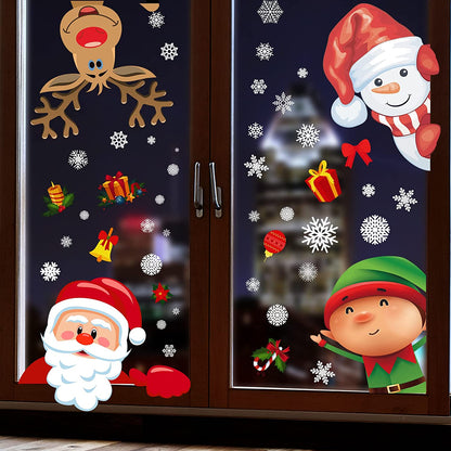 Enchanting Snowflake Window Clings - Ultimate Christmas Décor for Your Home, Office, and Classroom