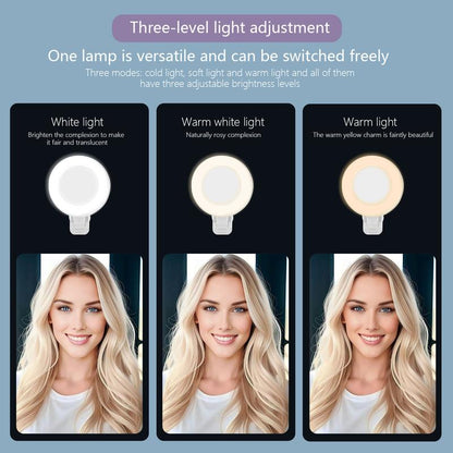 Illuminate Your Beauty: Ultimate 360° LED Ring Light with Mirror & Phone Holder - The Perfect 3-in-1 Rechargeable Makeup Light for Flawless Selfies, Live Streaming, and Video Calls - Portable, Foldable, and Adjustable for All Occasions!