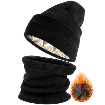 Get Cozy with Viyawise: Buy 1 Ultra Soft Satin Lined Beanie Hat, Get 1 Free Neck Gaiter – Perfect for Style, Comfort, and Outdoor Adventures!