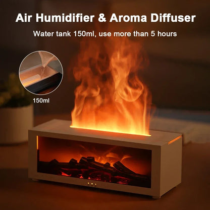 Transform Your Space with the Air Humidifier Essential Oils Diffuser - LED Light & Remote Control for Ultimate Relaxation