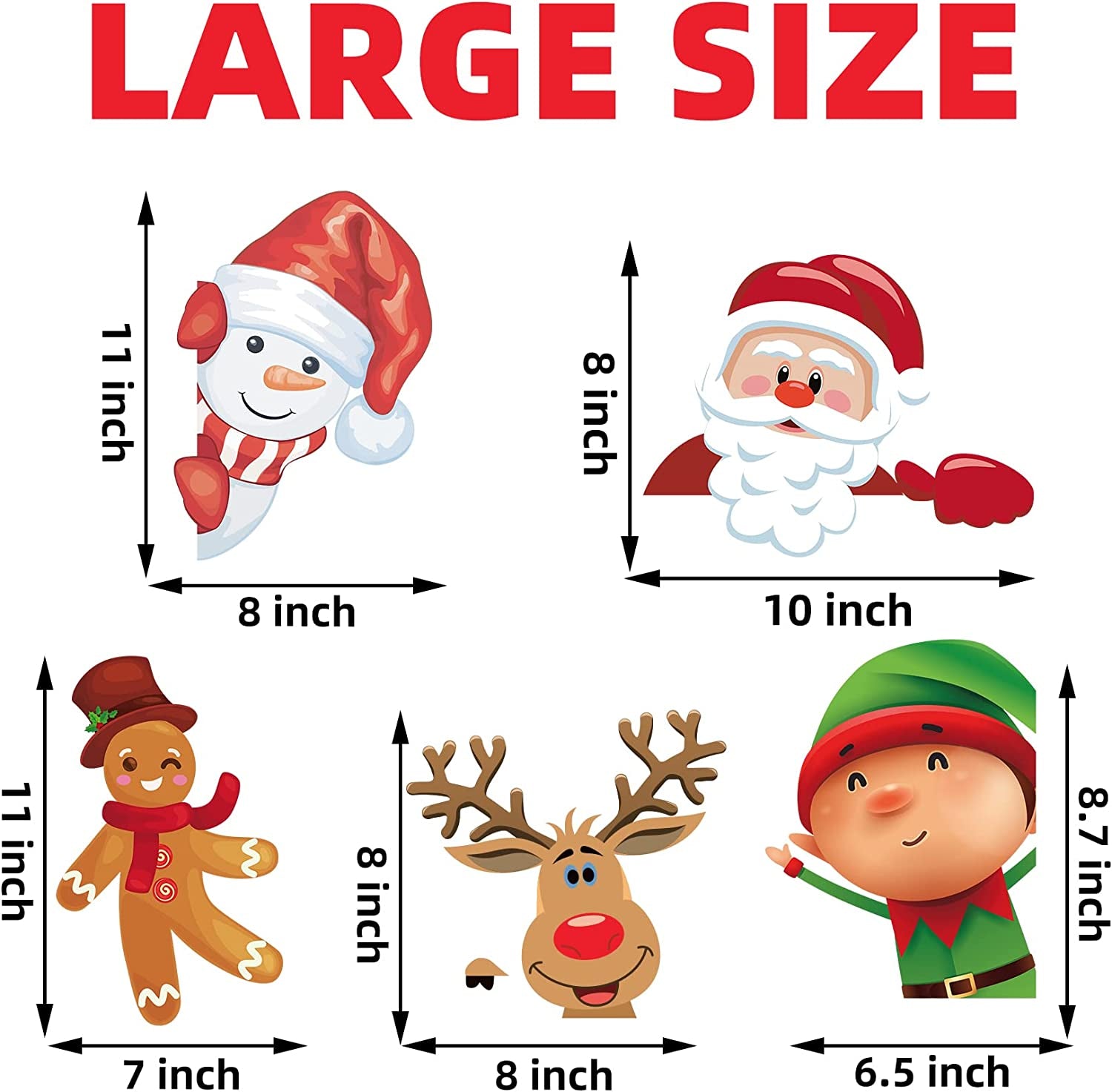 Enchanting Snowflake Window Clings - Ultimate Christmas Décor for Your Home, Office, and Classroom