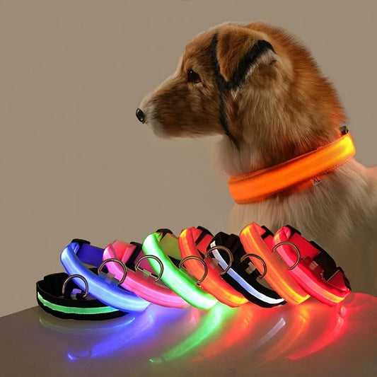 Illuminate Your Night Walks with Our Stylish LED Dog Collar - Safety Meets Fun!