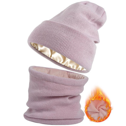 Get Cozy with Viyawise: Buy 1 Ultra Soft Satin Lined Beanie Hat, Get 1 Free Neck Gaiter – Perfect for Style, Comfort, and Outdoor Adventures!
