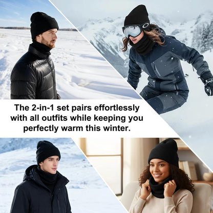 Get Cozy with Viyawise: Buy 1 Ultra Soft Satin Lined Beanie Hat, Get 1 Free Neck Gaiter – Perfect for Style, Comfort, and Outdoor Adventures!
