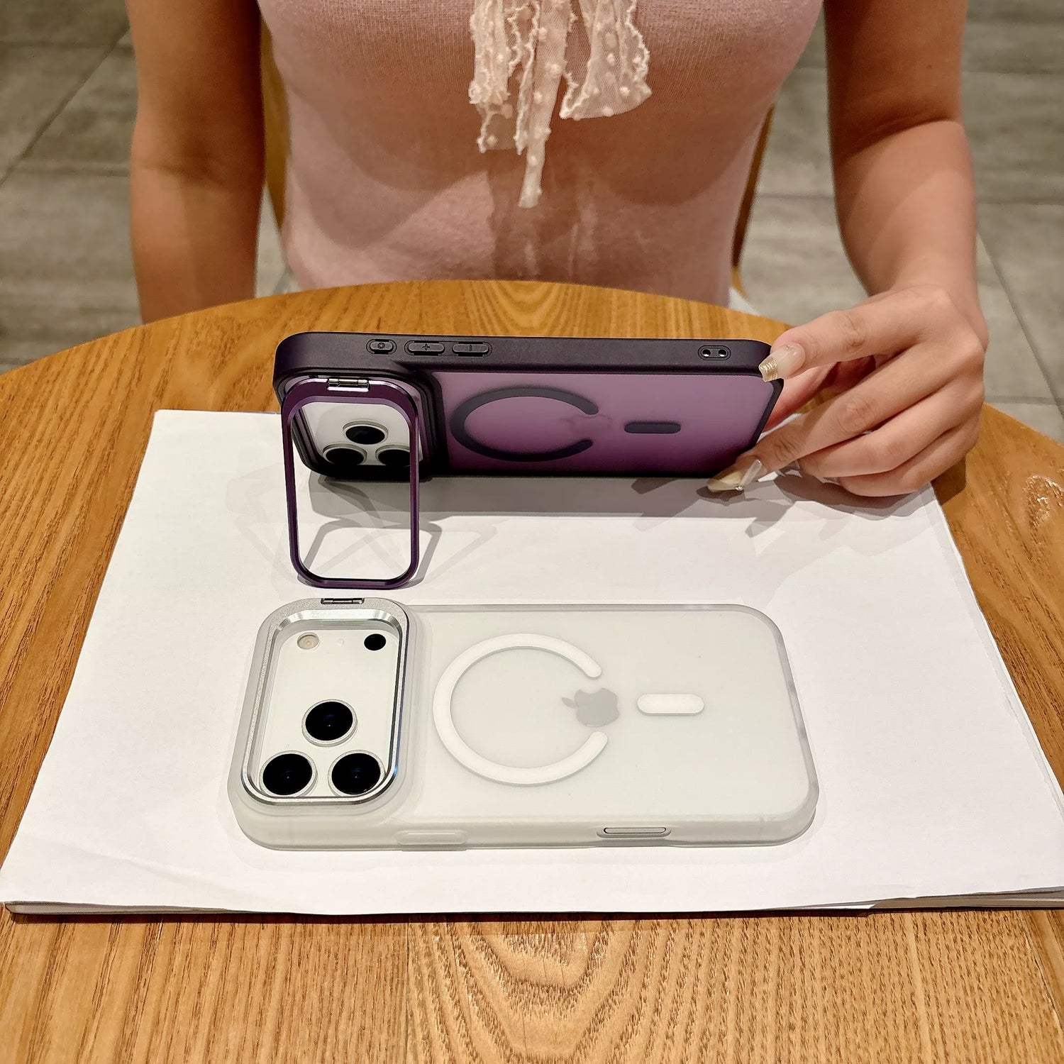 Elevate Your iPhone Experience with the Sleek Matte Translucent Magnetic Case - Perfect for MagSafe Charging and Ultimate Protection!